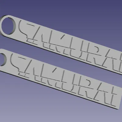 Móc khóa SAMURAI Cyberpunk 2077 (2 cỡ vòng)