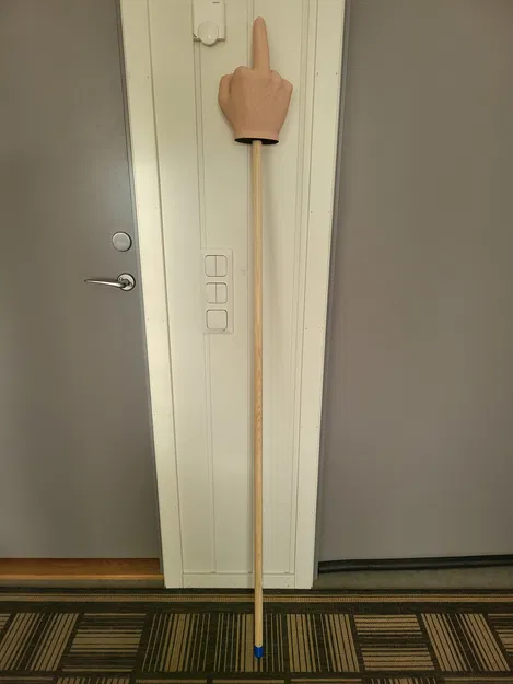 F*ck Stick (cây chọc ngón giữa) gắn cán chổi - Image 2