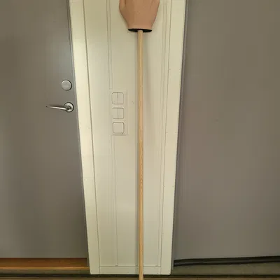 F*ck Stick (cây chọc ngón giữa) gắn cán chổi