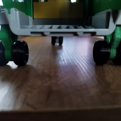 Bộ càng đáp máy bay chở hàng DUPLO: 2 bánh + chốt trên