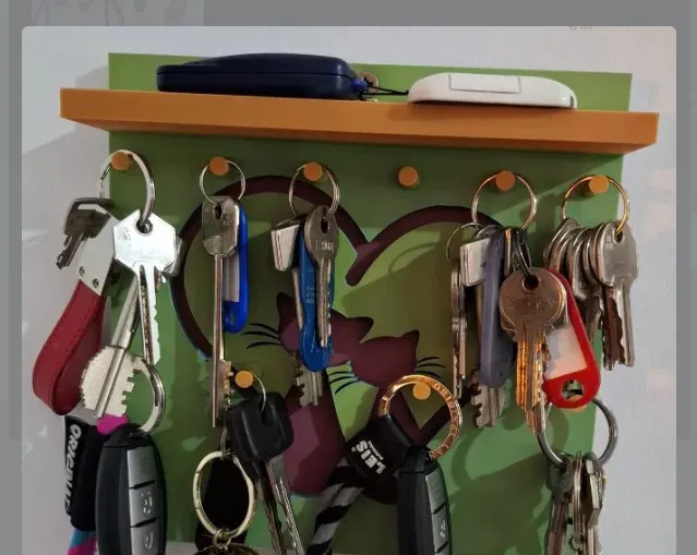 Móc Treo Chìa Khóa Hình Mèo (Cat Key Holder) - Image 2