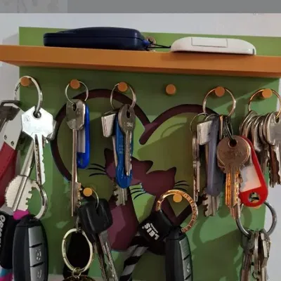 Móc Treo Chìa Khóa Hình Mèo (Cat Key Holder)
