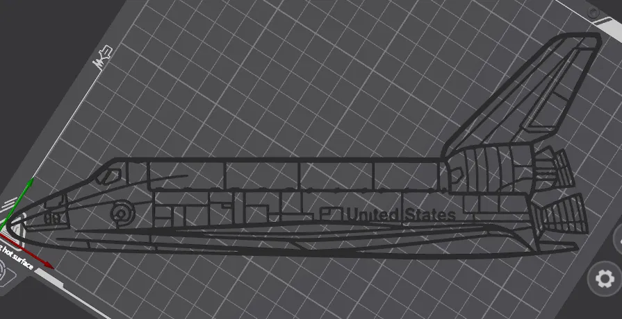 Tranh Treo Tường Silhouette Space Transportation System (STS) - Image 2