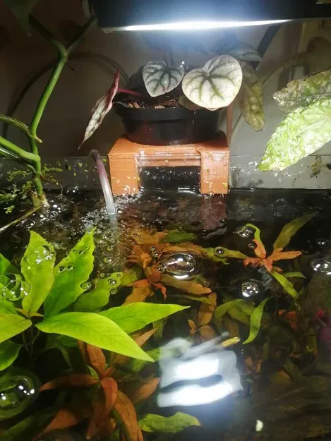 Giá đỡ chậu cây cho hồ cá (aquarium pot planter holder) - Image 2