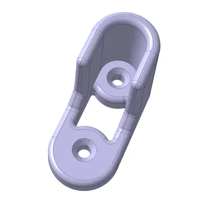 Kẹp giữ thanh treo quần áo (Clothes rail holder)