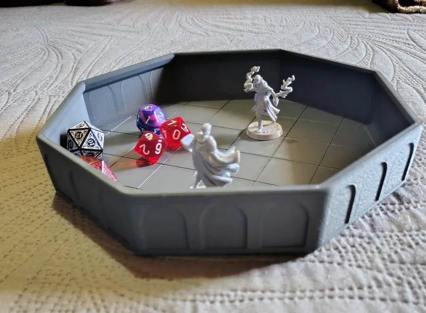 Khay Xúc Xắc Bát Giác (Octagon Dicetray) - Image 1