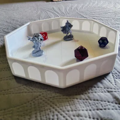 Khay Xúc Xắc Bát Giác (Octagon Dicetray)