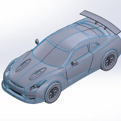 Mô hình xe NISSAN GTR