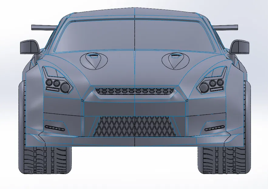 Mô hình xe NISSAN GTR - Image 2