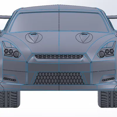 Mô hình xe NISSAN GTR