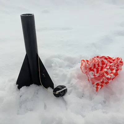 Tên lửa mô hình sẵn sàng in (không cần supports, parametric)