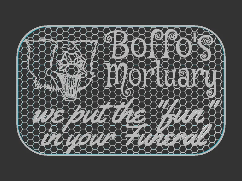 Bảng hiệu "Boffo's Mortuary" - Image 2