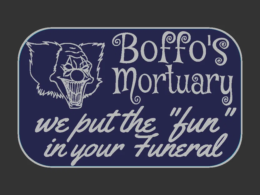 Bảng hiệu "Boffo's Mortuary" - Image 3