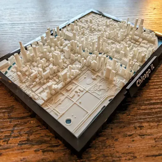 Chicago Illinois 3D-Miniatur - Image 1