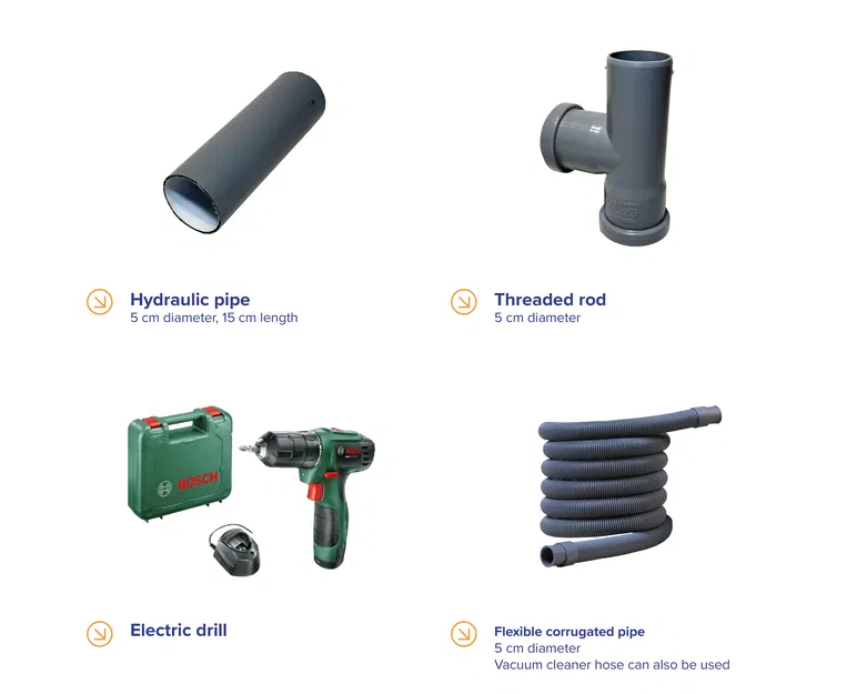 Drain Drill - Bơm nước chạy bằng máy khoan điện - Image 7