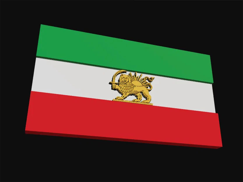 Hueforge cờ Iran - Image 1