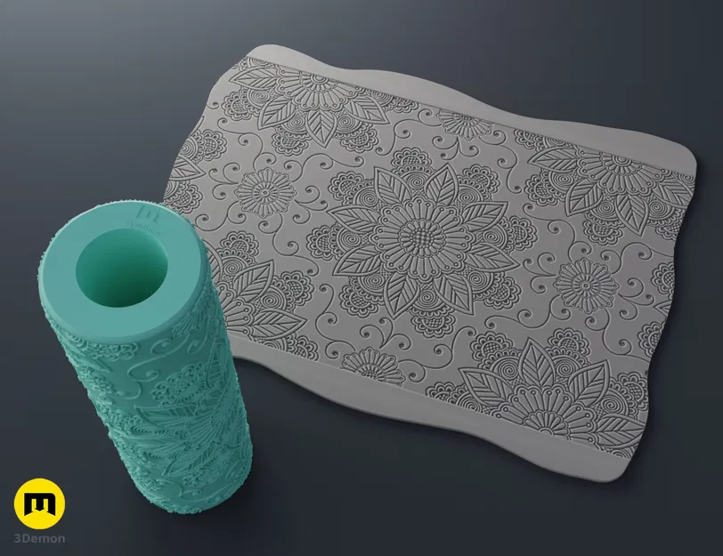 Con lăn tạo họa tiết (Texture Rollers) - Mandalas #4 - Image 4
