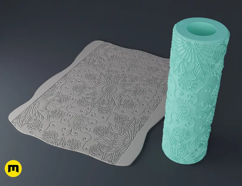 Con lăn tạo họa tiết (Texture Rollers) - Mandalas #4 - Image 5