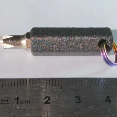 Tua vít EDC mini móc khóa (giữ mũi bit 1/4")