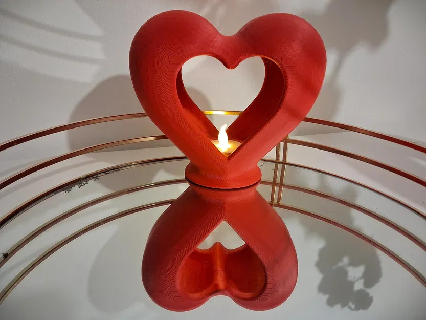 Đèn Tea Light Hình Trái Tim (Heart Tea Light Lamp) - Image 2