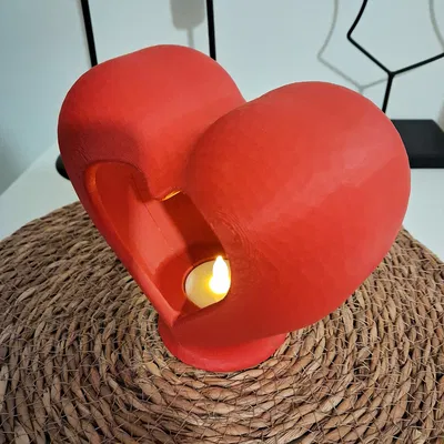 Đèn Tea Light Hình Trái Tim (Heart Tea Light Lamp)