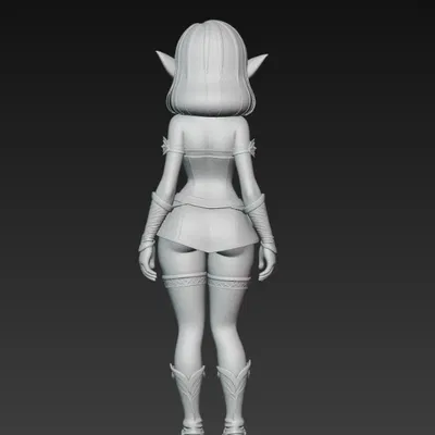 Cô gái elf dễ thương