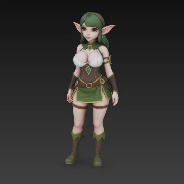 Cô bé elf dễ thương 2 - Image 3