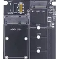Vỏ adapter M.2/mSATA sang SATA Rev.1 - Thumbnail 2
