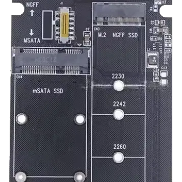 Vỏ adapter M.2/mSATA sang SATA Rev.1