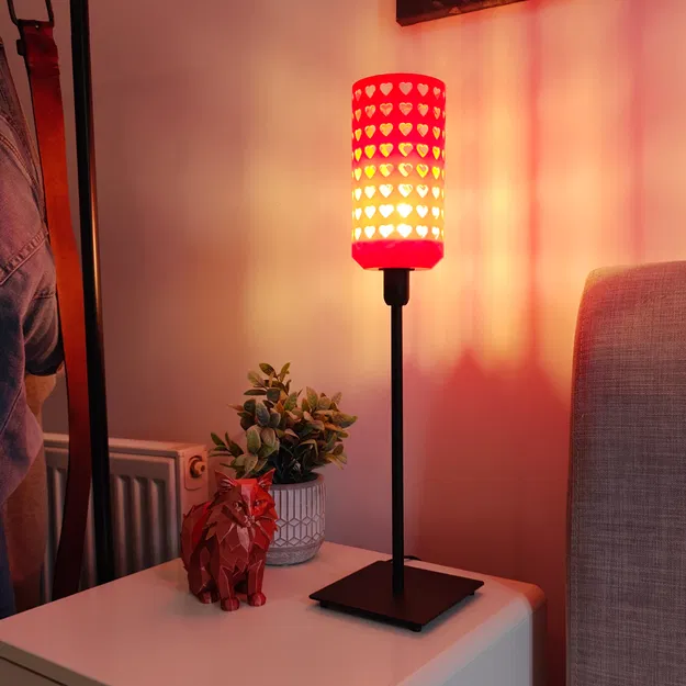 Chụp Đèn Trái Tim Tình Yêu Valentine (Valentines Love Heart Lampshade) - Image 2