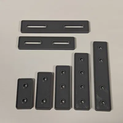 Plate Gá Hạng Nặng (Phẳng) | Lỗ M4