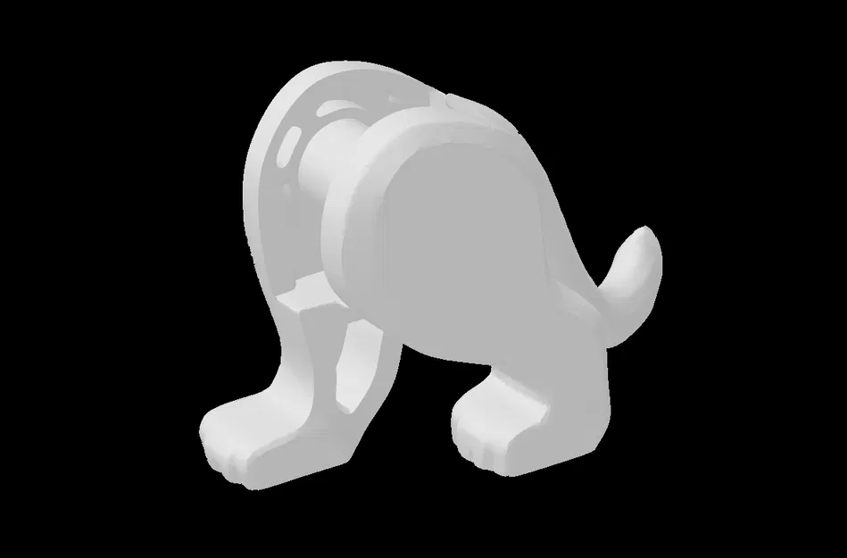 Đuôi mèo lớn Big Cat tương thích LEGO (29243.dat) - Image 1