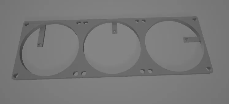 Giá đỡ deshroud EVGA FTW3 3080 cho 3 quạt 92mm - Image 1