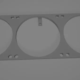 Giá đỡ deshroud EVGA FTW3 3080 cho 3 quạt 92mm