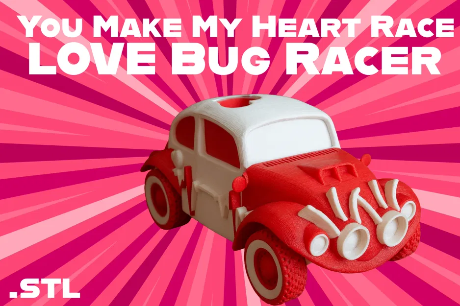 Xe Love Bug Racer (Valentine) - Image 1