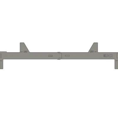 Dụng cụ đo bề rộng tối thiểu ghi-đông theo UCI (UCI handlebar minimum width measuring tool)