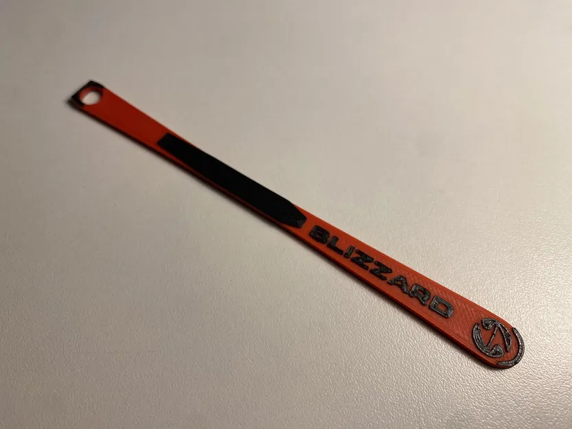 Móc Khóa Ván Trượt Tuyết SKI KEYCHAIN Blizzard - Image 1