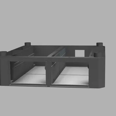Centauri Carbon Base (Đế cho Elegoo CC1 có 2 ngăn kéo & chute xả thải)