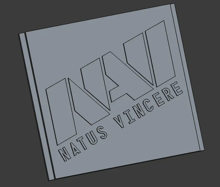 NAVI / Natus Vincere Deco Plate (Tấm trang trí logo) - Image 1