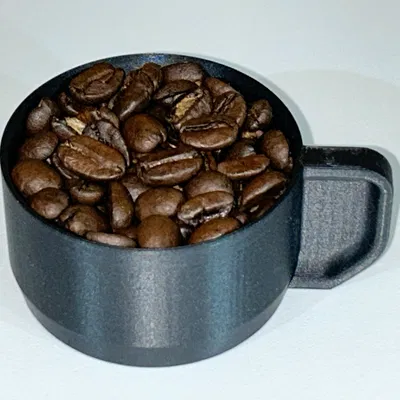 Muỗng/ly đong hạt cà phê 18g (kiểu tách Espresso)