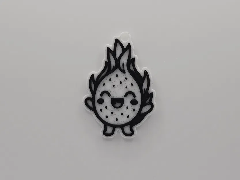 Móc Khóa Thanh Long Dễ Thương (Cute Pitaya Keychain) - Image 1