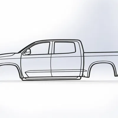 Tranh treo tường Toyota Tundra CrewMax Gen 2.5