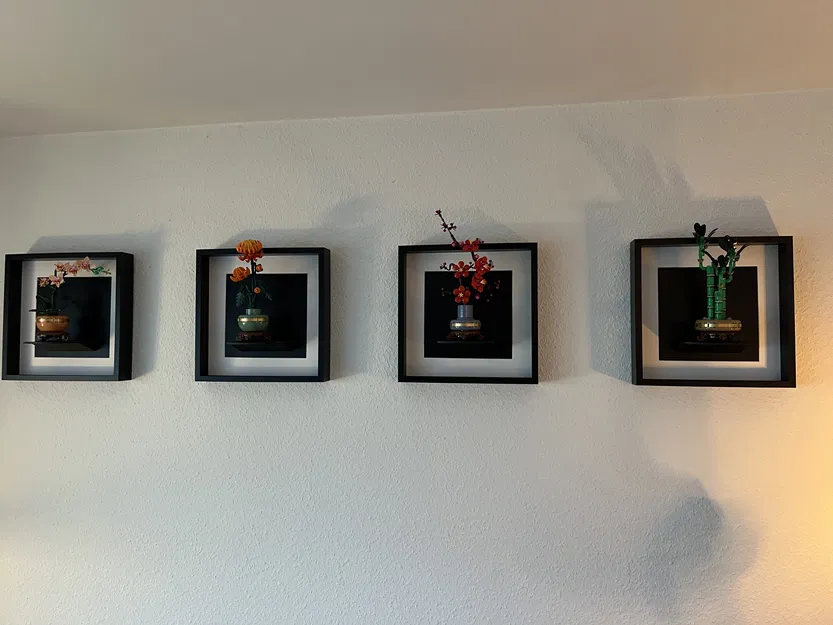 Lego Botanical trong khung IKEA Sannahed 35x35cm - Image 1