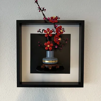 Lego Botanical trong khung IKEA Sannahed 35x35cm