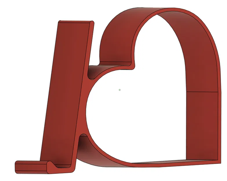 Kệ đỡ điện thoại hình trái tim (Phone holder Heart) - Image 1