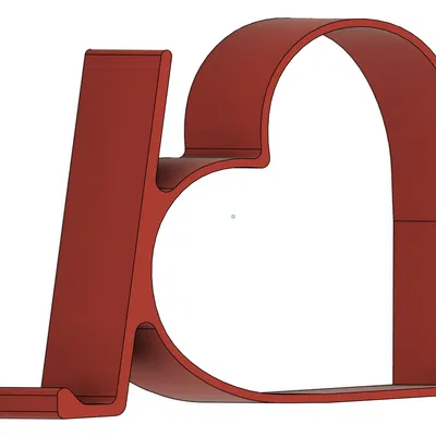 Kệ đỡ điện thoại hình trái tim (Phone holder Heart)