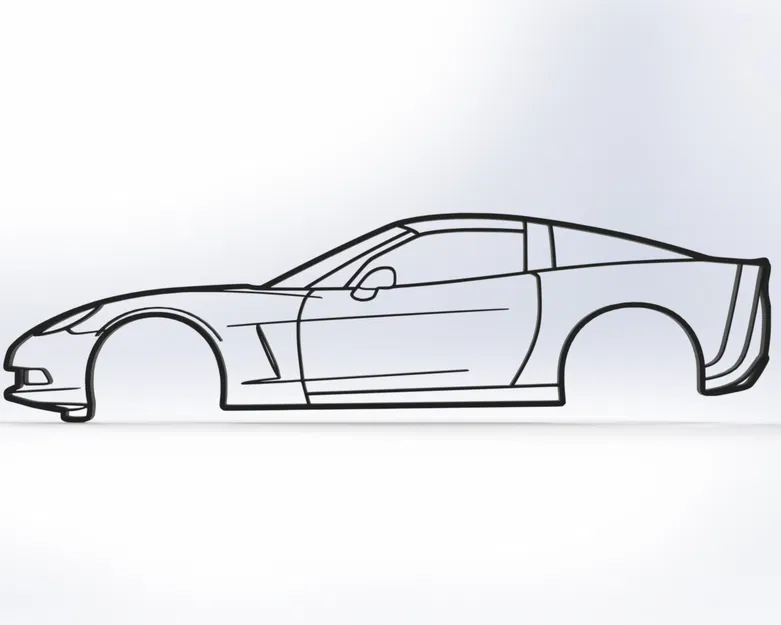 Tranh Treo Tường Chevrolet C6 Corvette - Image 1