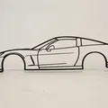 Tranh Treo Tường Chevrolet C6 Corvette - Thumbnail 2