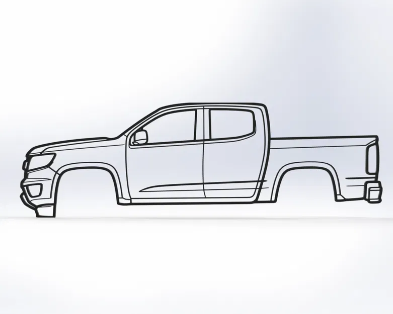 Tranh treo tường Chevrolet Colorado - Image 1