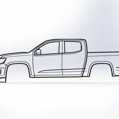 Tranh treo tường Chevrolet Colorado